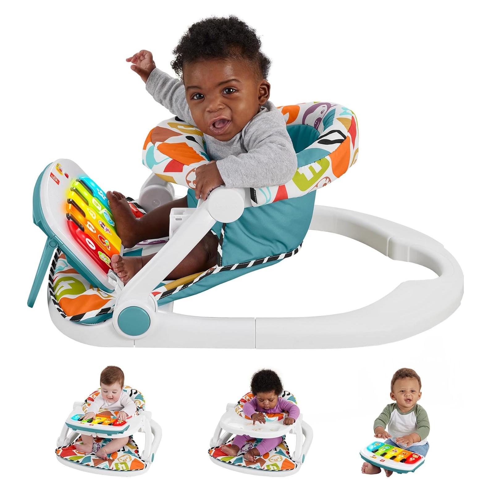 Silla Portátil Deluxe Fisher-Price Kick & Play Azul