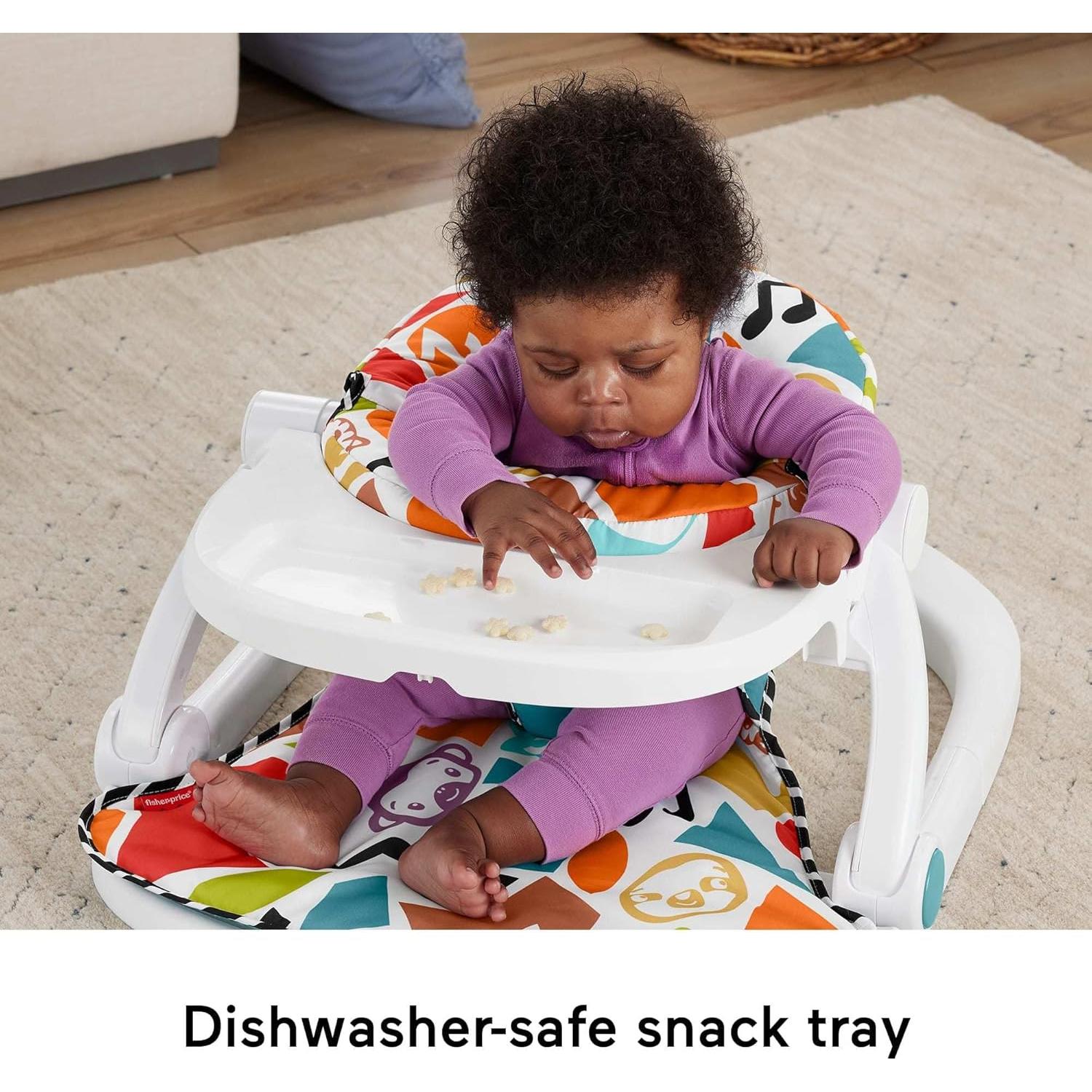 Silla Portátil Deluxe Fisher-Price Kick & Play Azul