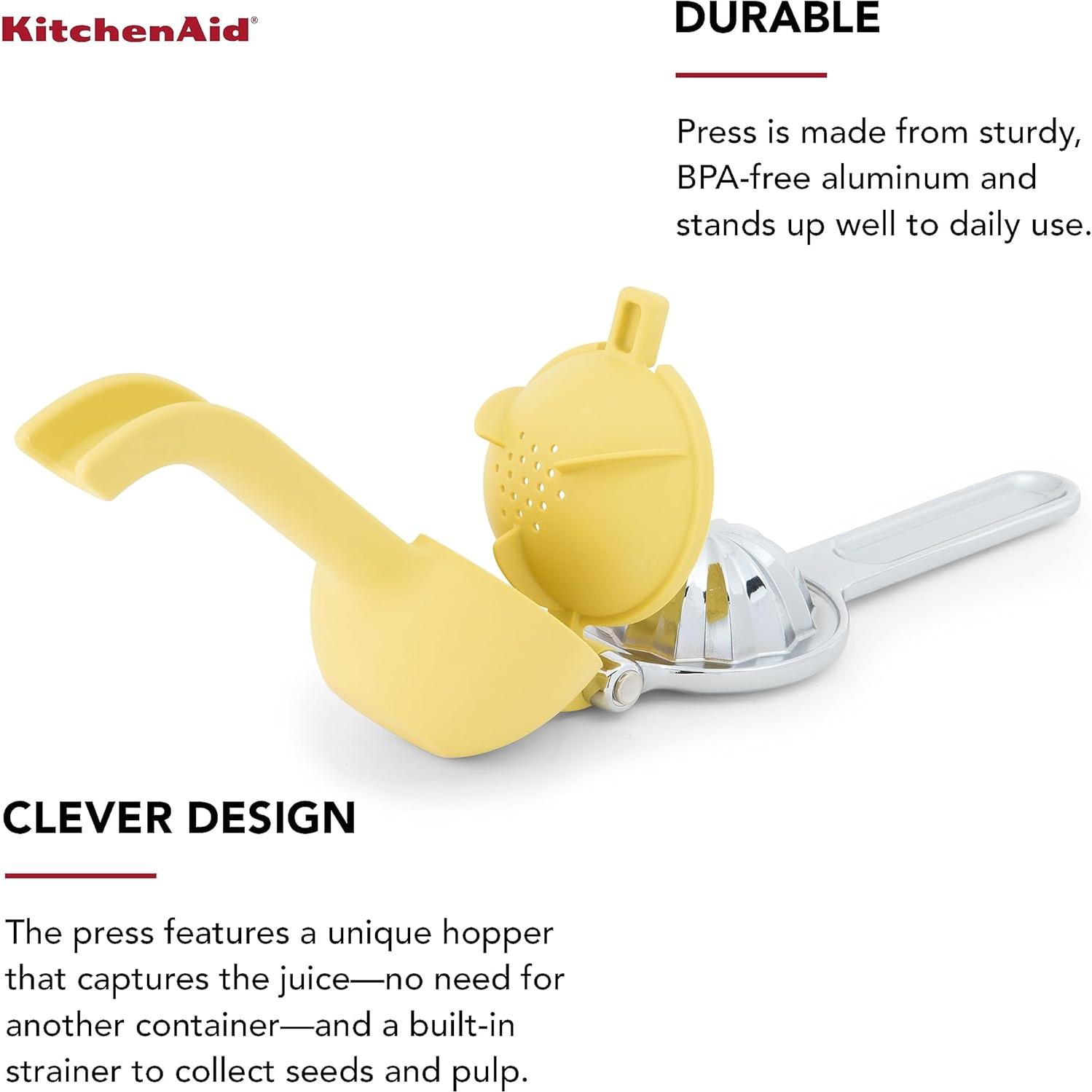 Prensa de Jugo de Cítricos KitchenAid 20.32 cm con Colador