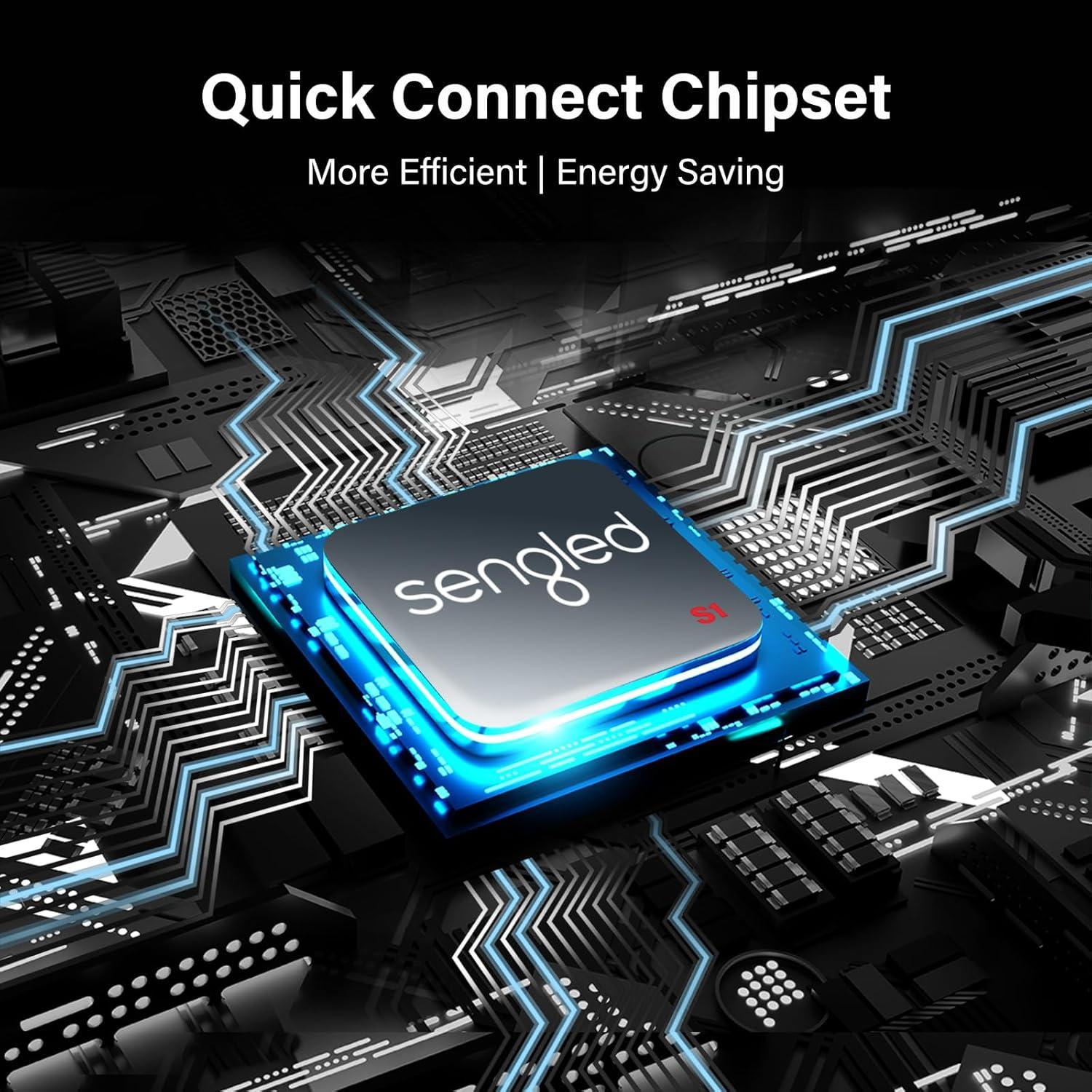 Bombilla Inteligente Sengled E12, 4 Bombillas LED 2700K