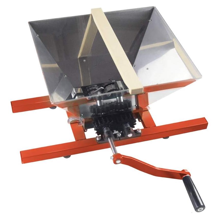 Trituradora de Frutas EJWOX 7L Manual Acero Inoxidable Rojo