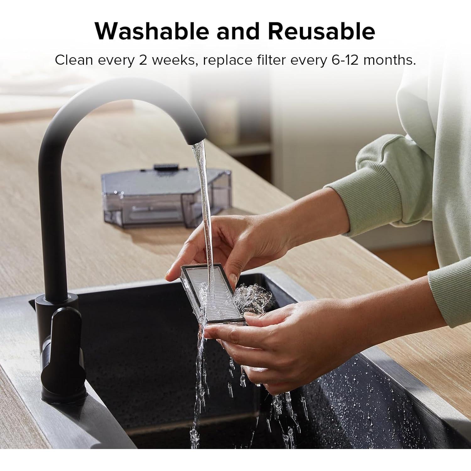 Filtro Lavable Roborock 2 Piezas para Aspiradoras Robot