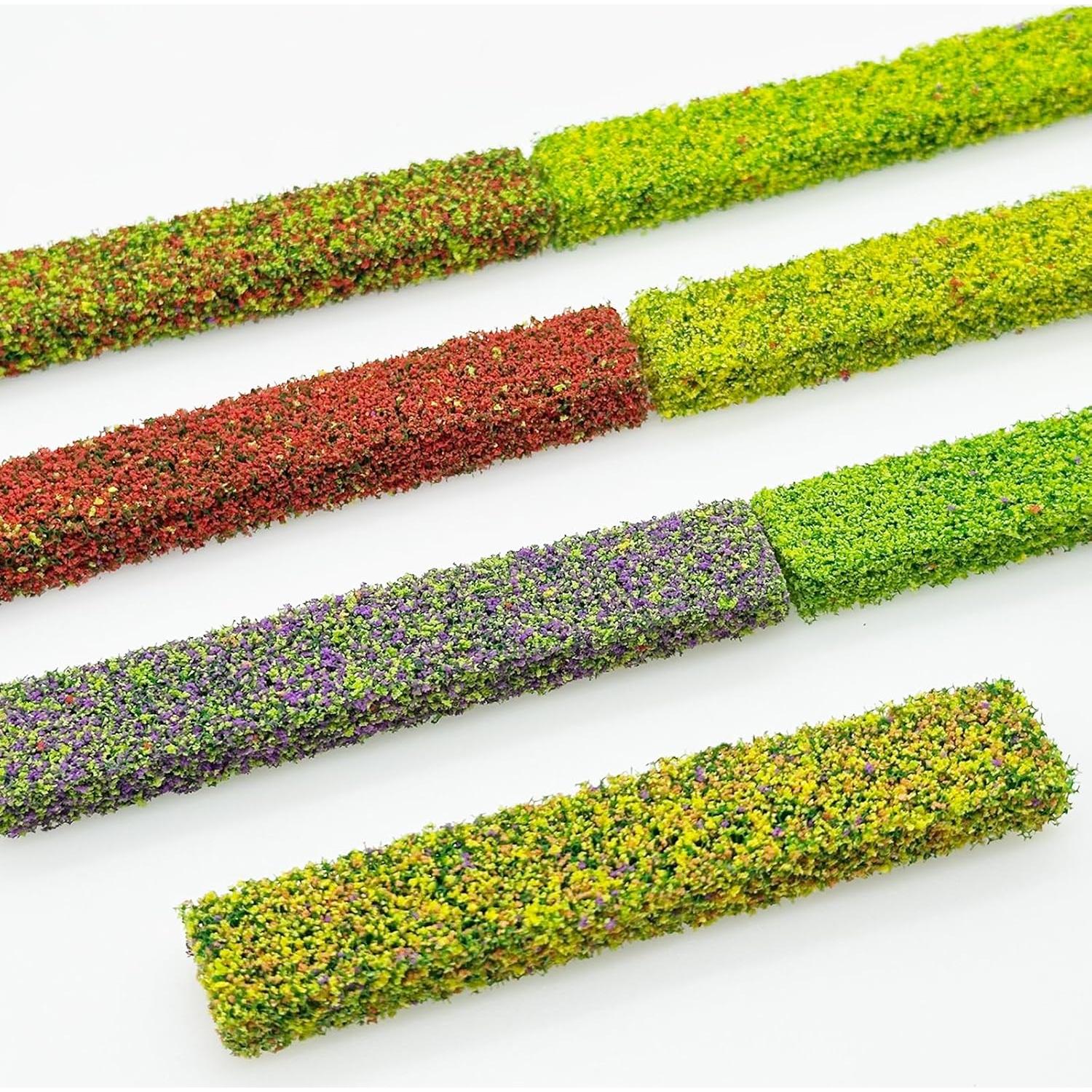 Woohome 7 Tiras Arbustos Miniatura Coloridos para Paisaje DIY