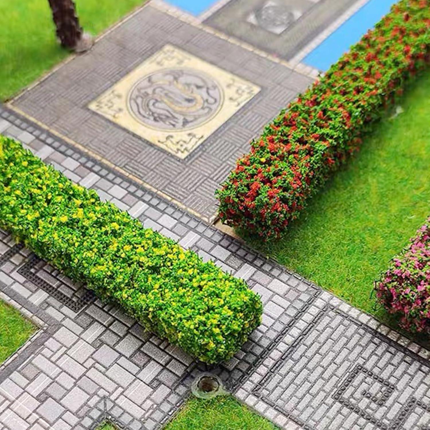 Woohome 7 Tiras Arbustos Miniatura Coloridos para Paisaje DIY