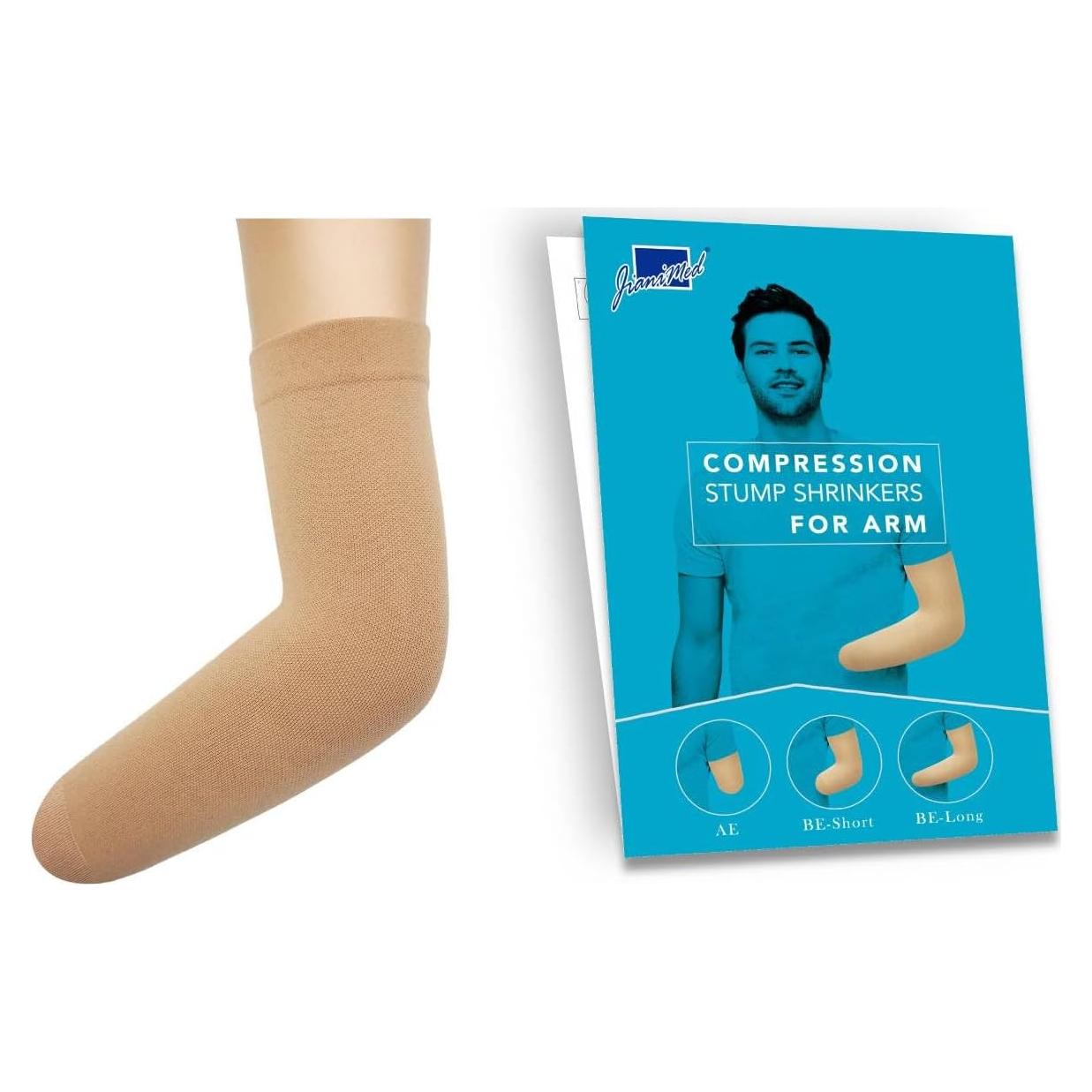 Reductor de muñón protésico JianiMed XL 20-30 mmHg Beige