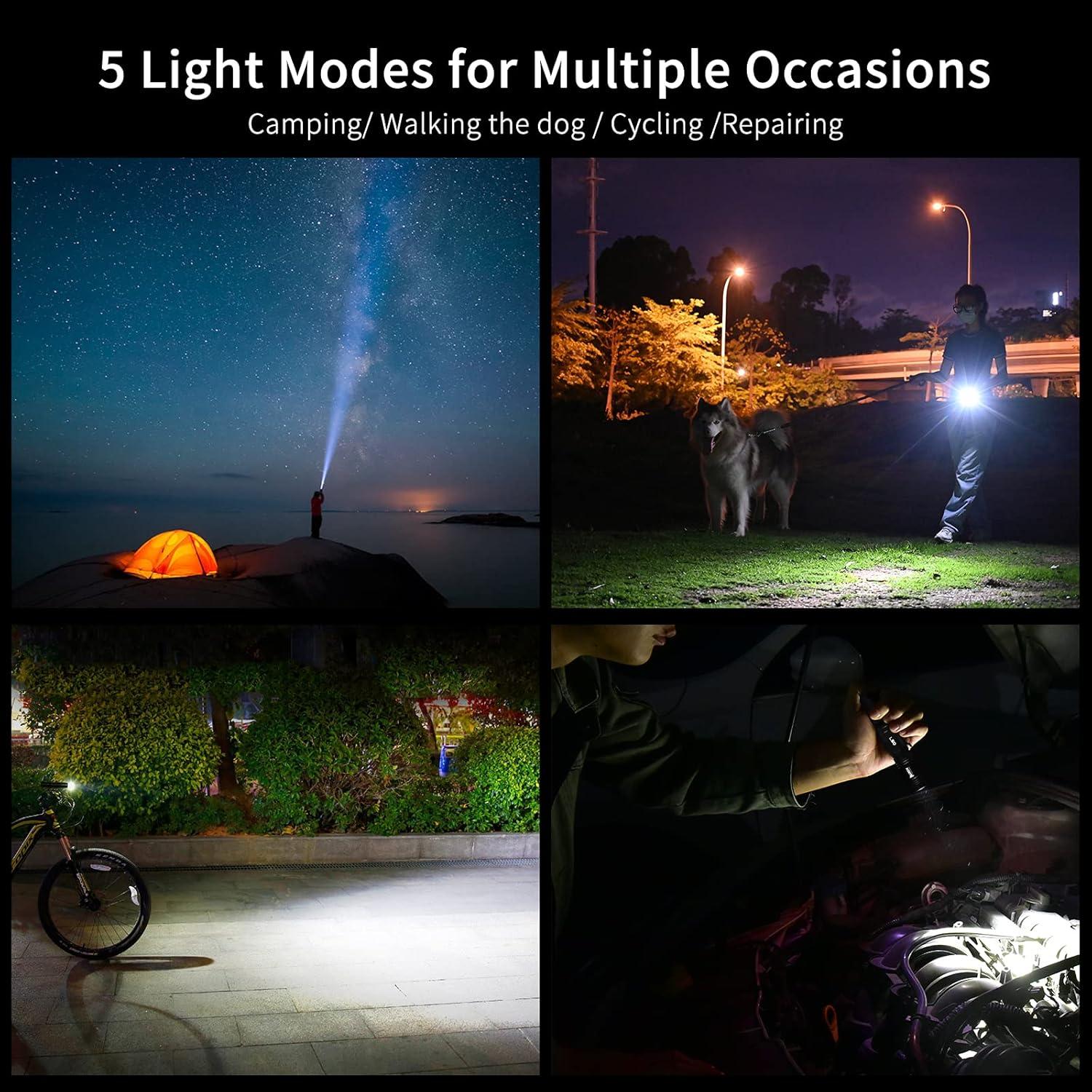 Linterna Recargable WUBEN L50 LED 1200 Lúmenes IP68 Compacta