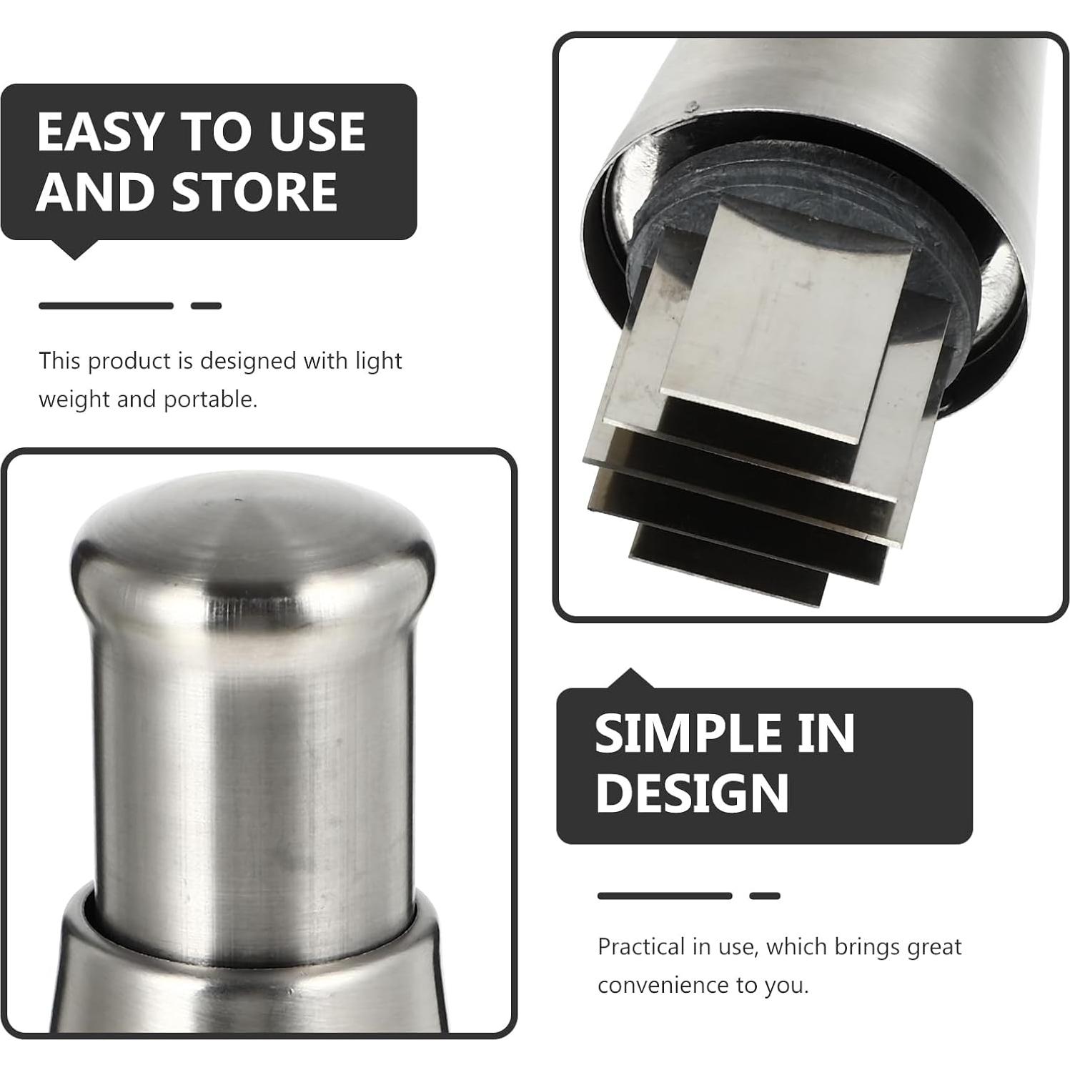 Cortador de Verduras DOITOOL Manual Acero Inoxidable 16x6cm