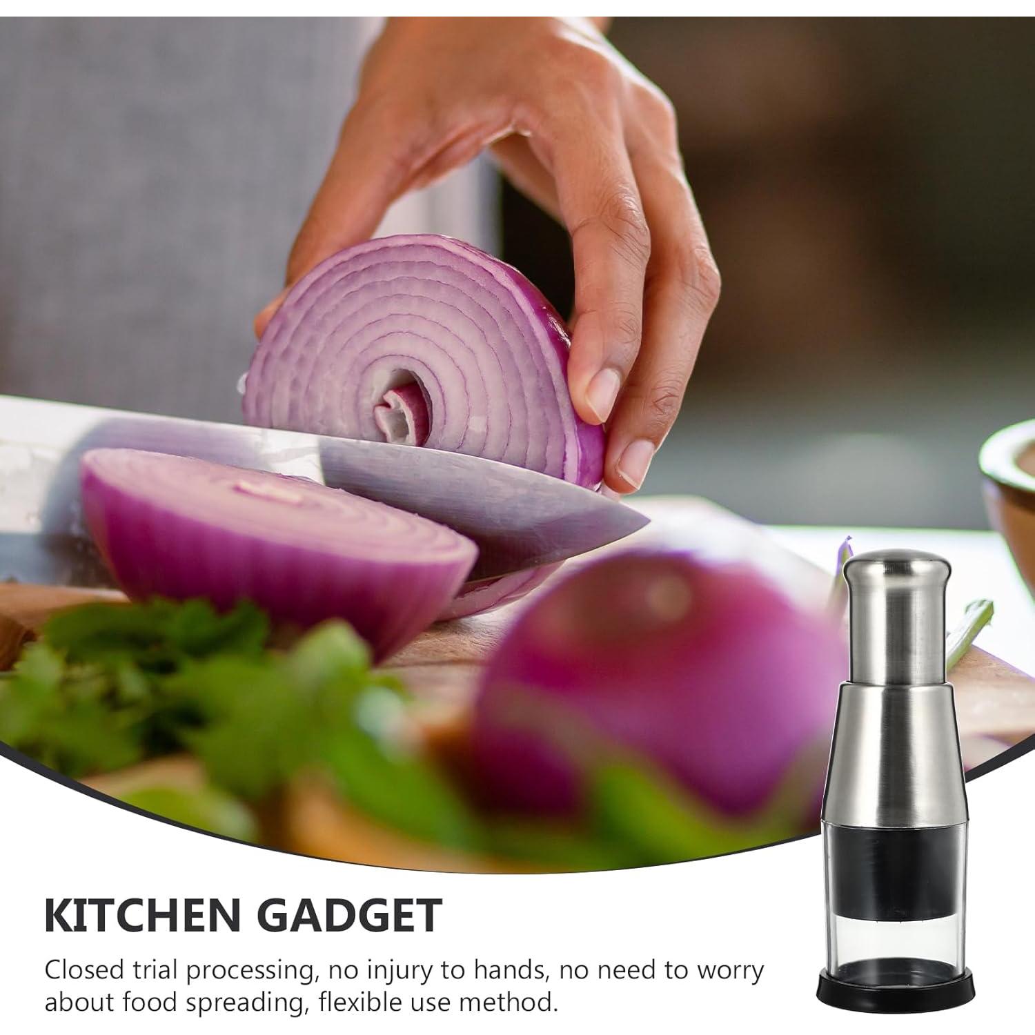 Cortador de Verduras DOITOOL Manual Acero Inoxidable 16x6cm