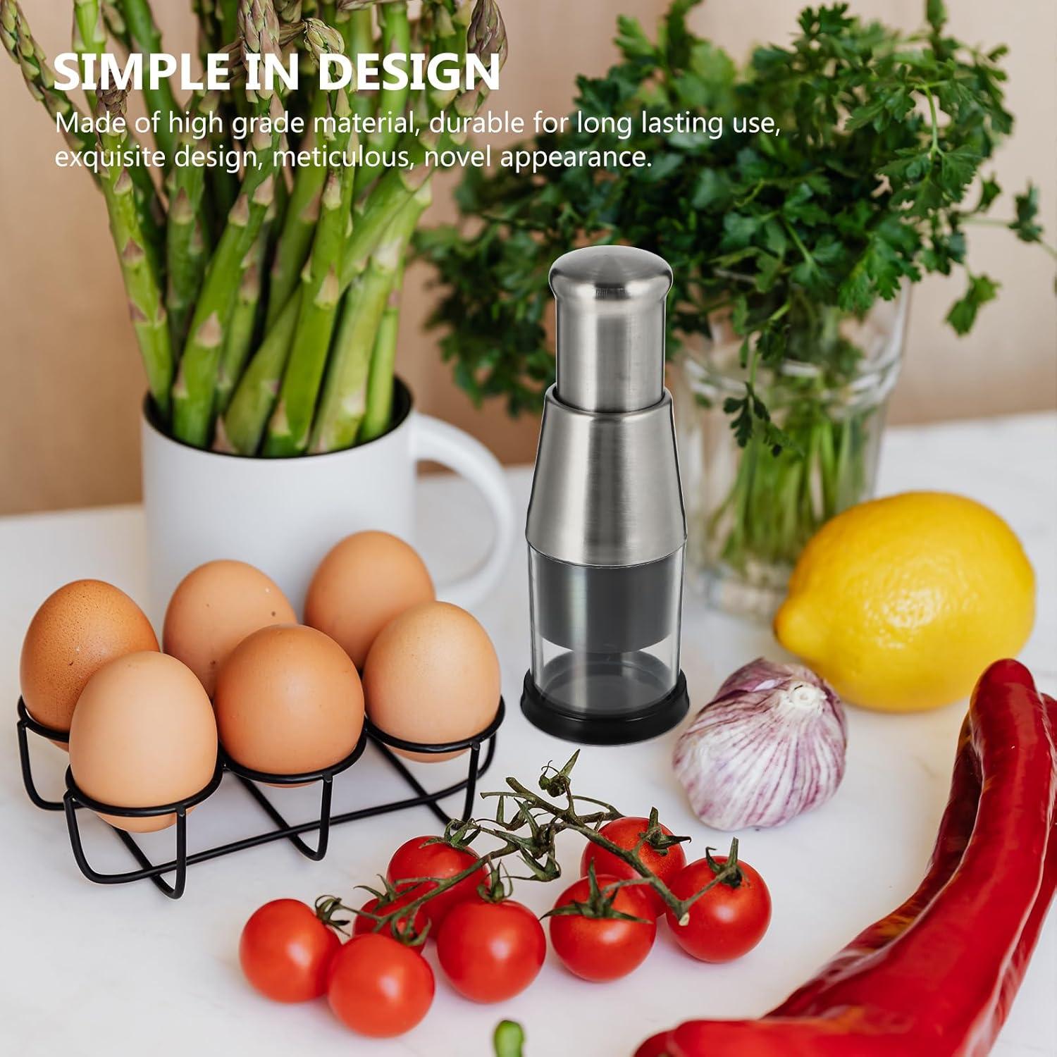 Cortador de Verduras DOITOOL Manual Acero Inoxidable 16x6cm