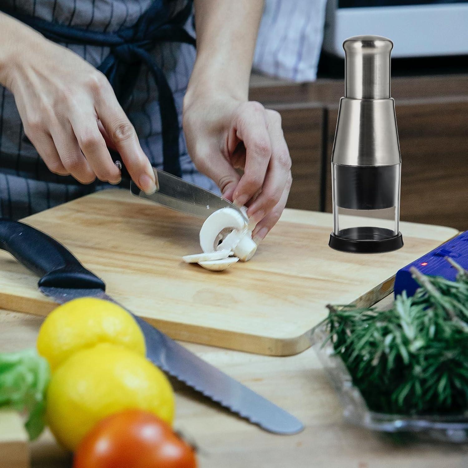 Cortador de Verduras DOITOOL Manual Acero Inoxidable 16x6cm