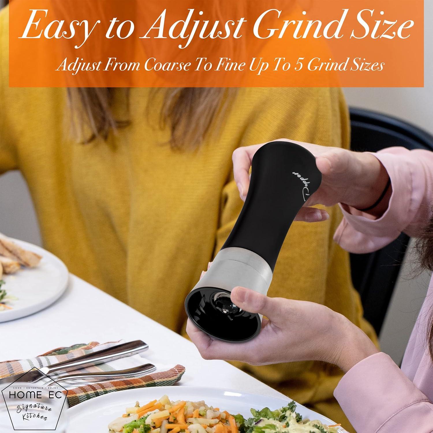 Juego de Molinillos de Sal y Pimienta HOME EC 2pk Acero Inoxidable