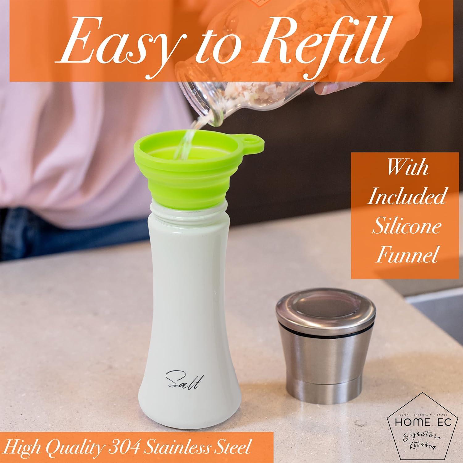 Juego de Molinillos de Sal y Pimienta HOME EC 2pk Acero Inoxidable