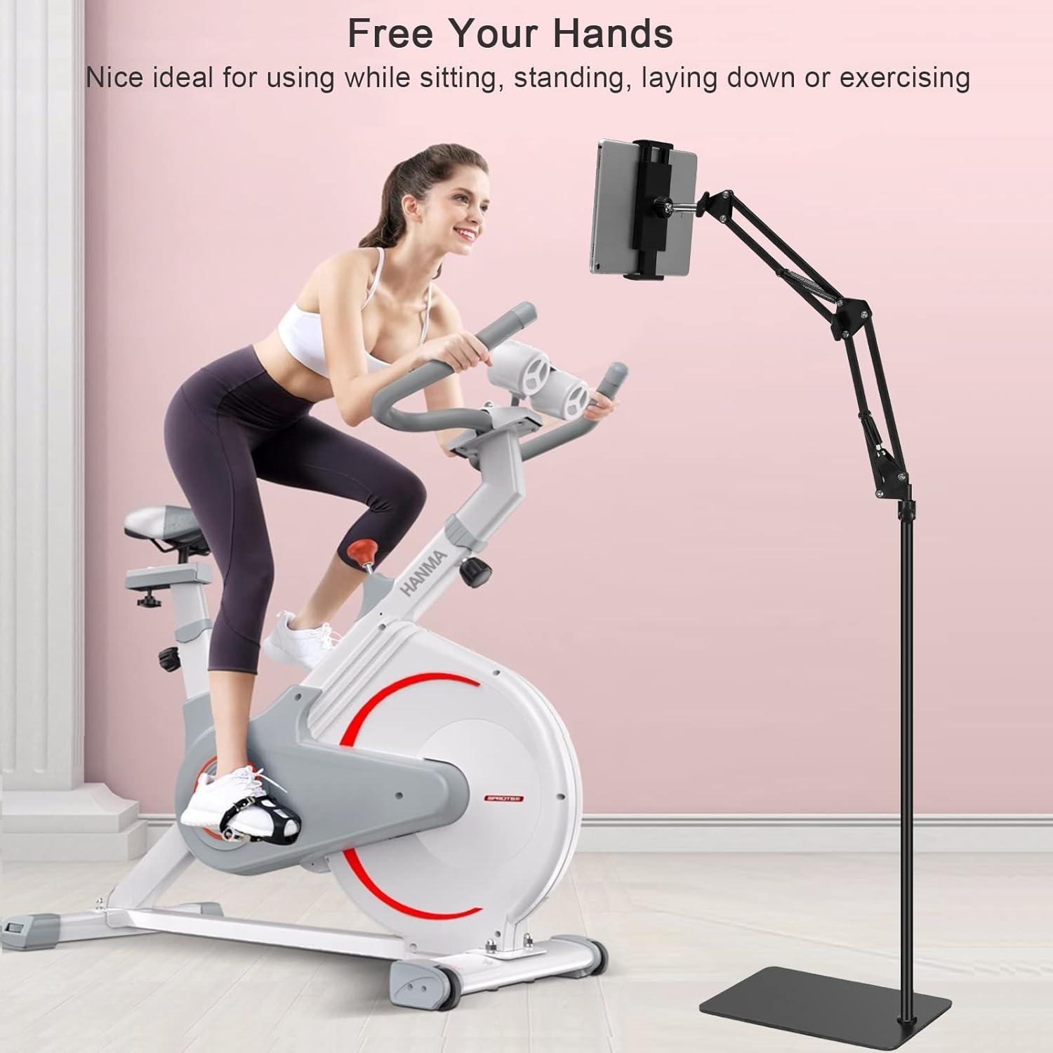 Soporte de Piso Ajustable para Tablet SAMHOUSING 4.7-13" Negro