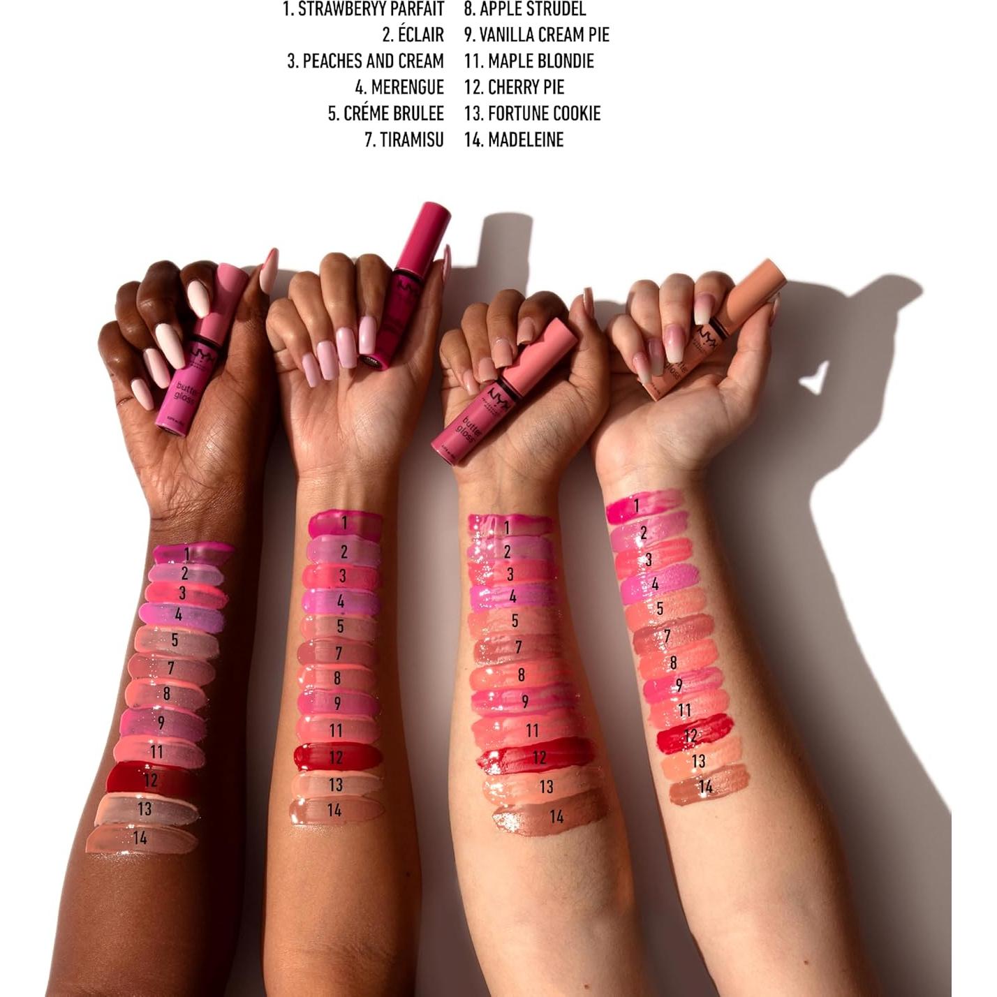 Brillo de Labios Mantecoso NYX 7.98 ml Eclair Rosa