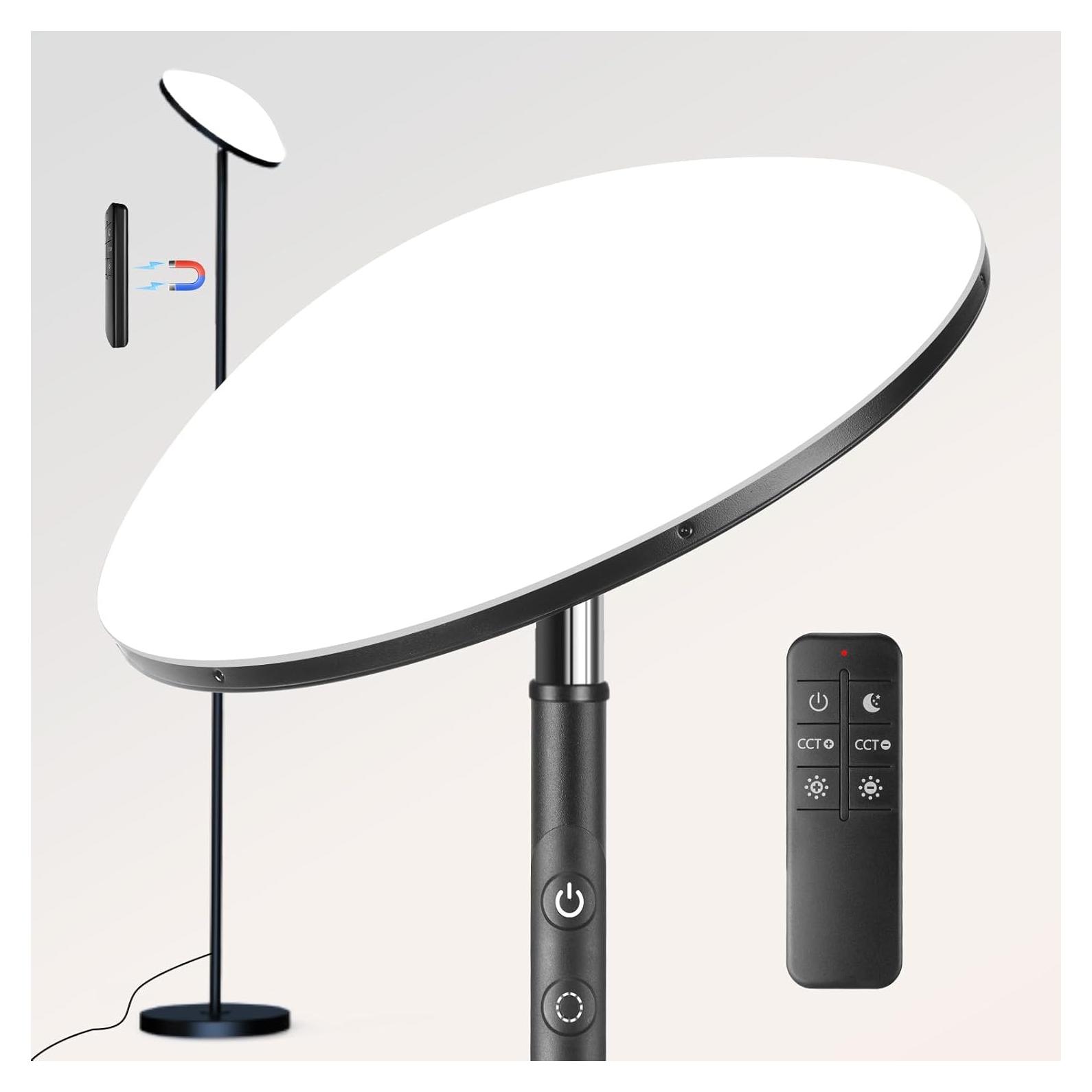 Lámpara de Pie LED Yikuneng 36W 3600LM Control Remoto