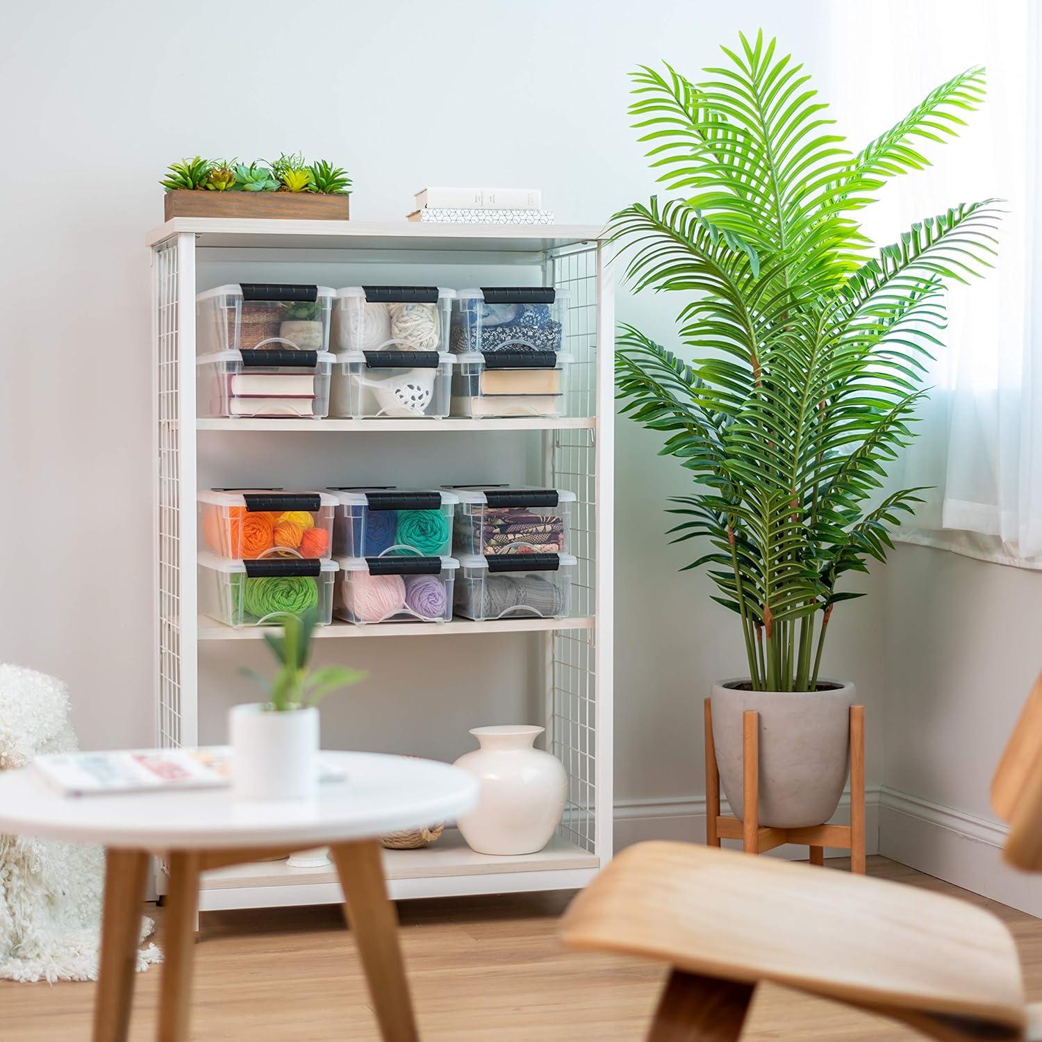 Contenedores de Almacenamiento IRIS USA 6 Qt - Paquete de 10