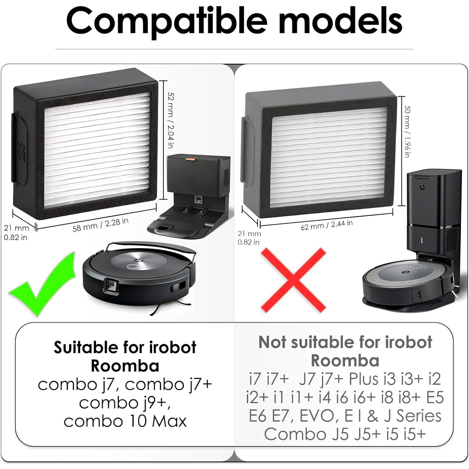 20 Filtros HEPA CHAIN PEAK para iRobot Roomba J7+/J9+/10 Max