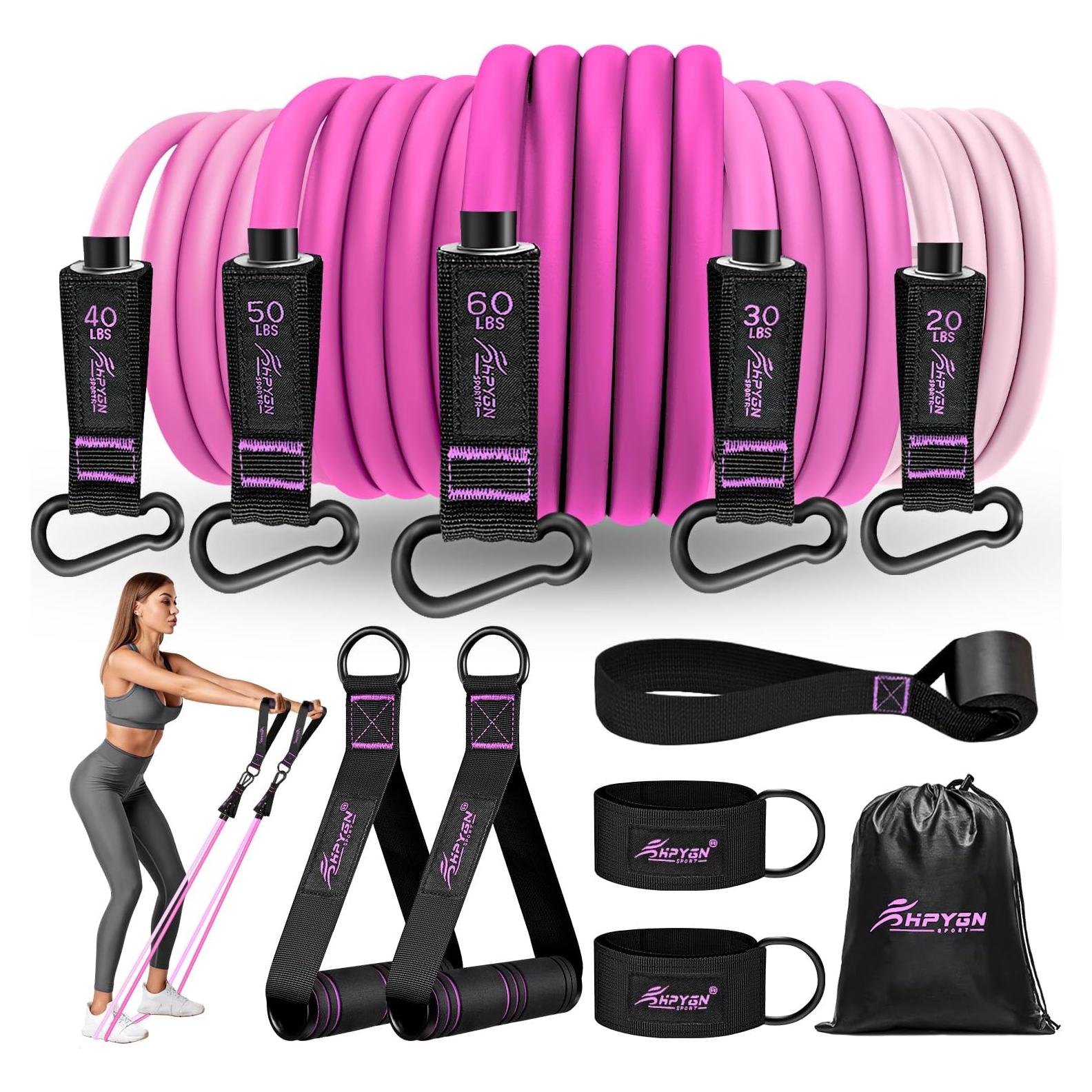 Bandas de Resistencia HPYGN 200LBS con Mangos y Anclaje