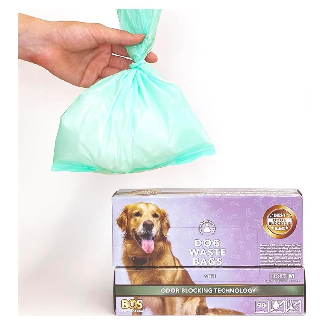 Bolsas para Desechos de Perros BOS - Sin Olores - 90 Pzas