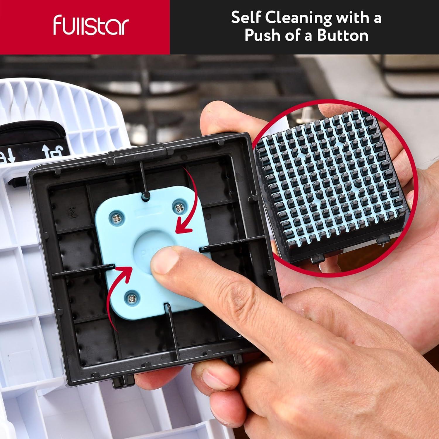 Cortador de Verduras Fullstar 8 en 1 Blanco - Acero Inoxidable