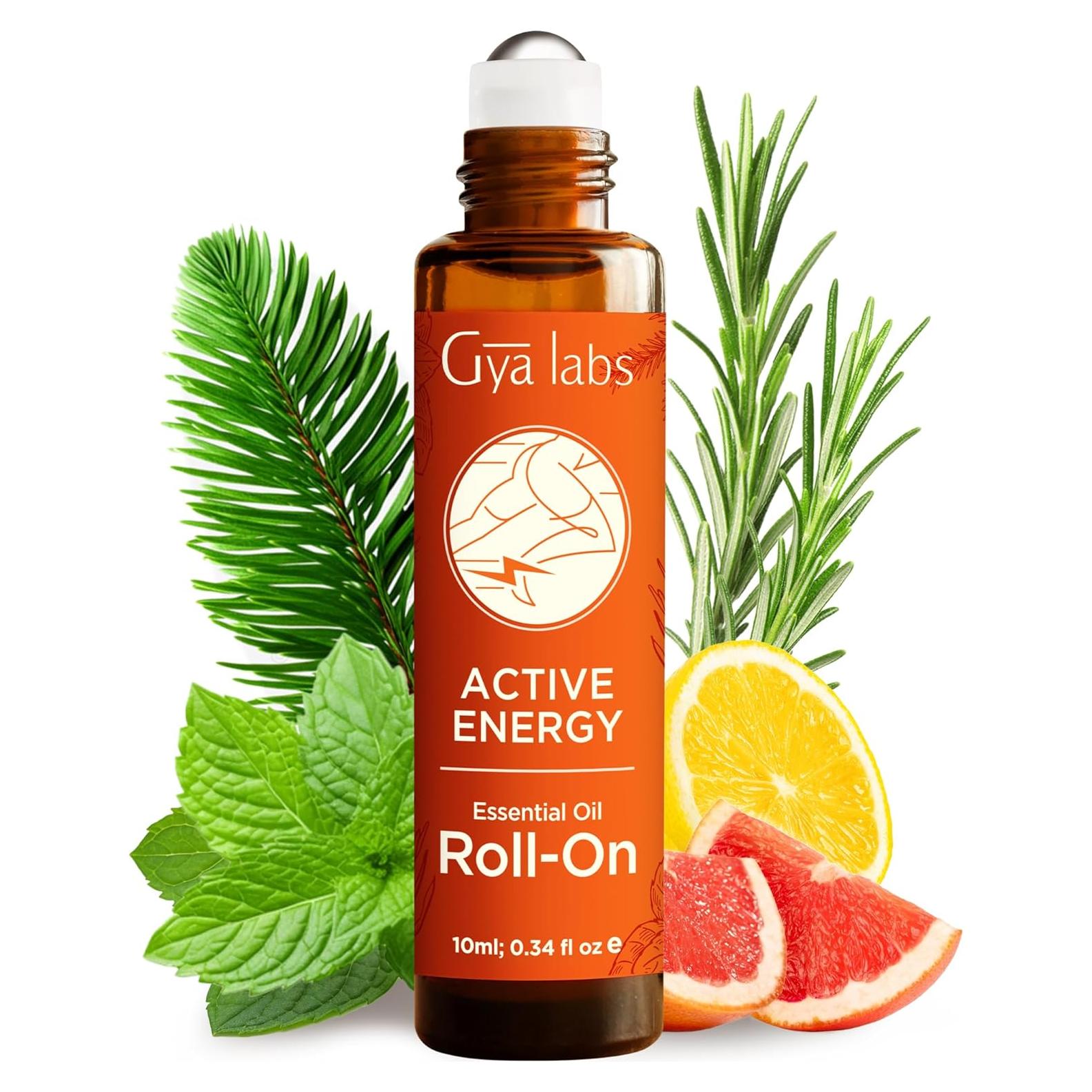 Gya Labs Roll-On Aceite Esencial Energía Activa 10 ml