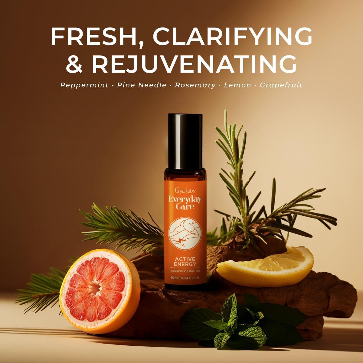 Gya Labs Roll-On Aceite Esencial Energía Activa 10 ml