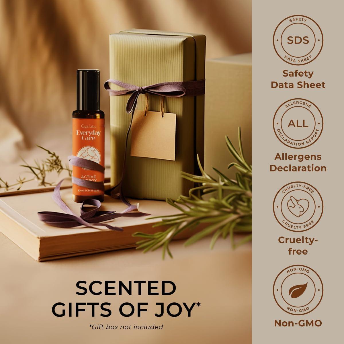 Gya Labs Roll-On Aceite Esencial Energía Activa 10 ml