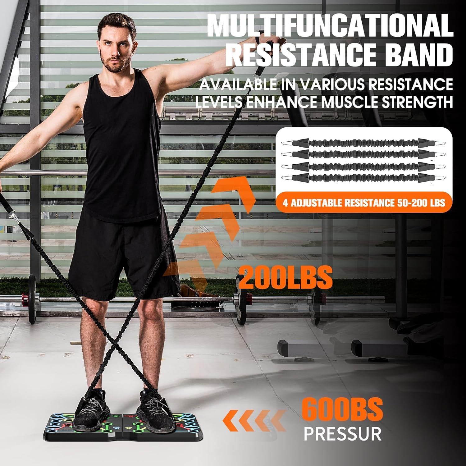 Tabla de Flexiones AERLANG Plegable 10 en 1 Verde Profesional