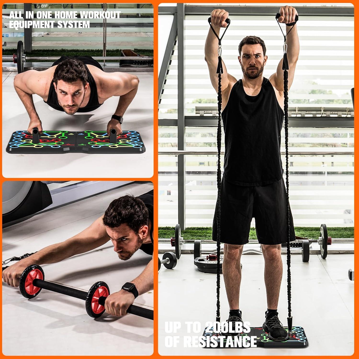 Tabla de Flexiones AERLANG Plegable 10 en 1 Verde Profesional