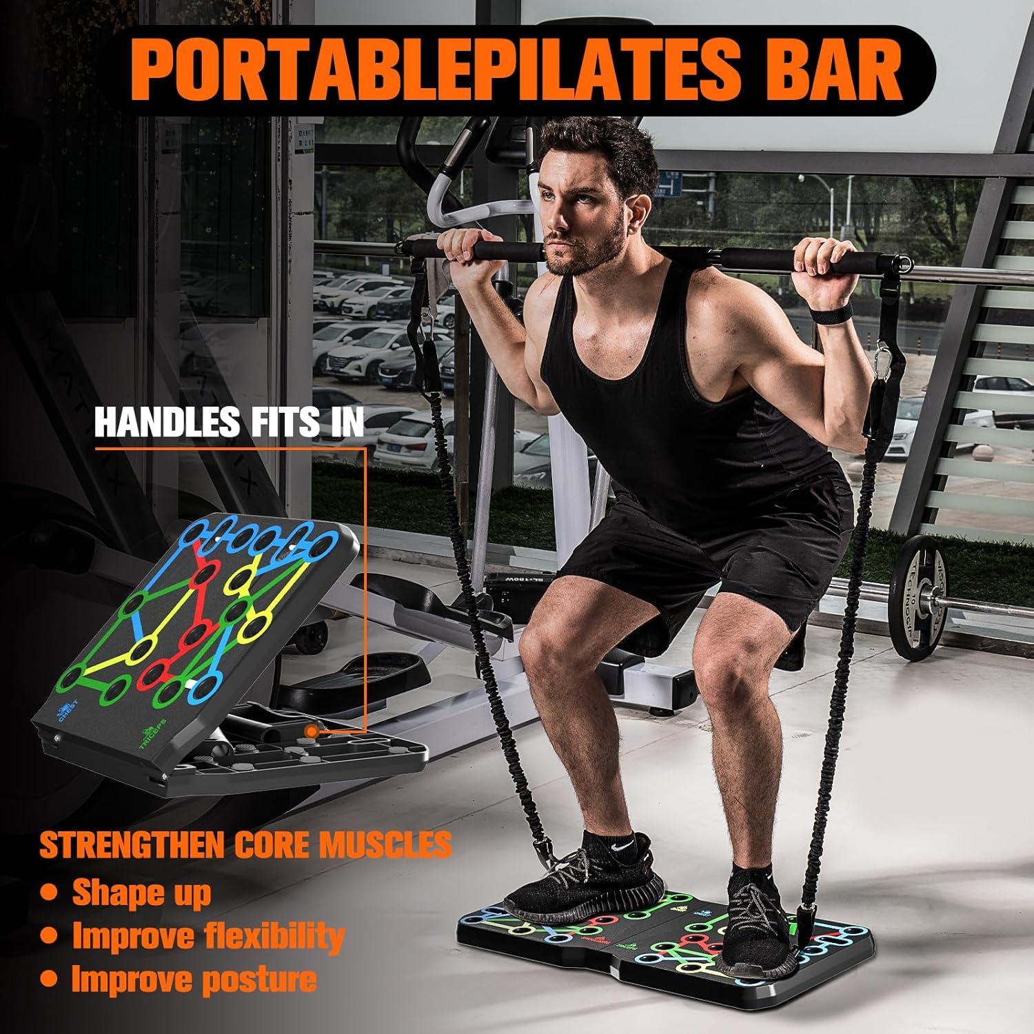 Tabla de Flexiones AERLANG Plegable 10 en 1 Verde Profesional