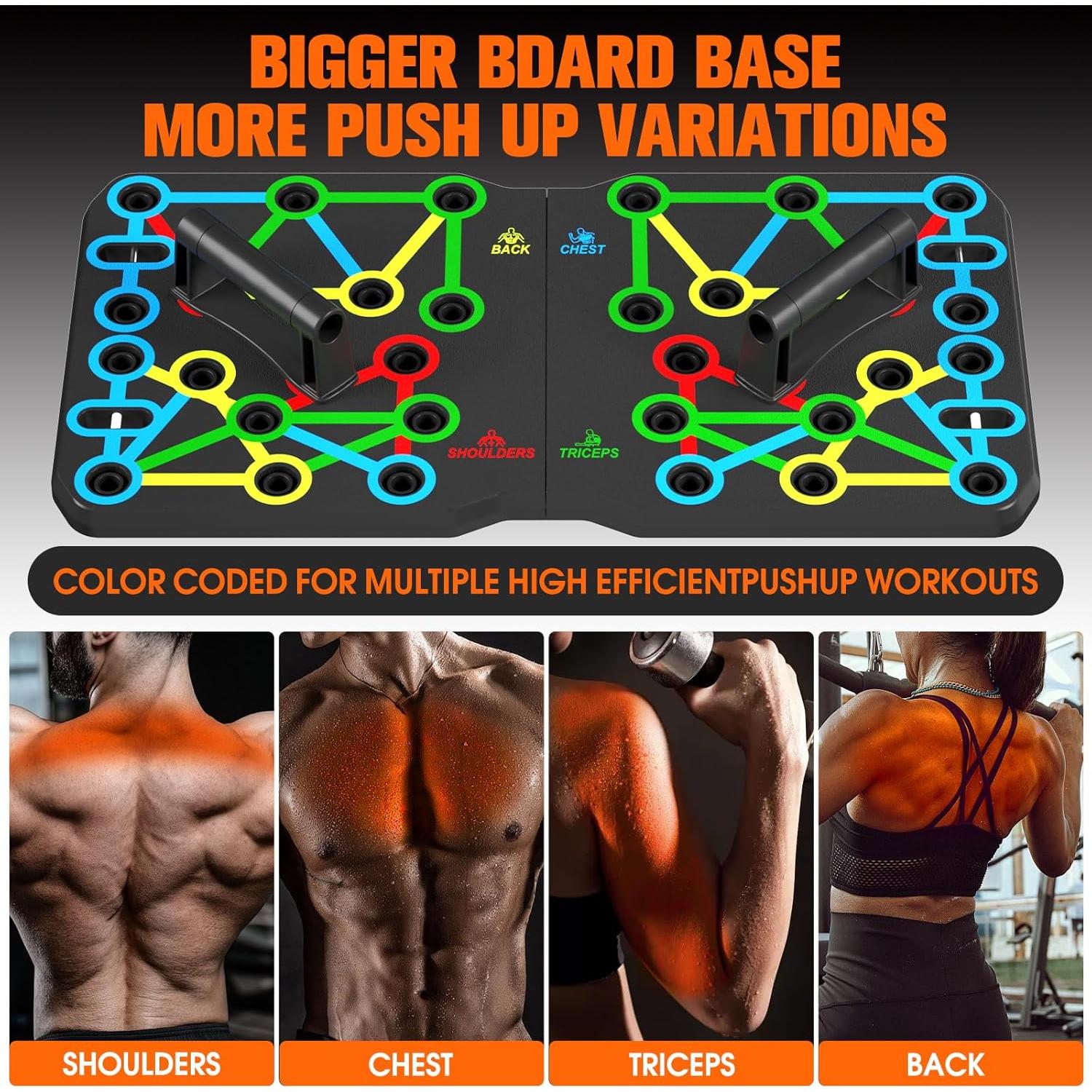 Tabla de Flexiones AERLANG Plegable 10 en 1 Verde Profesional