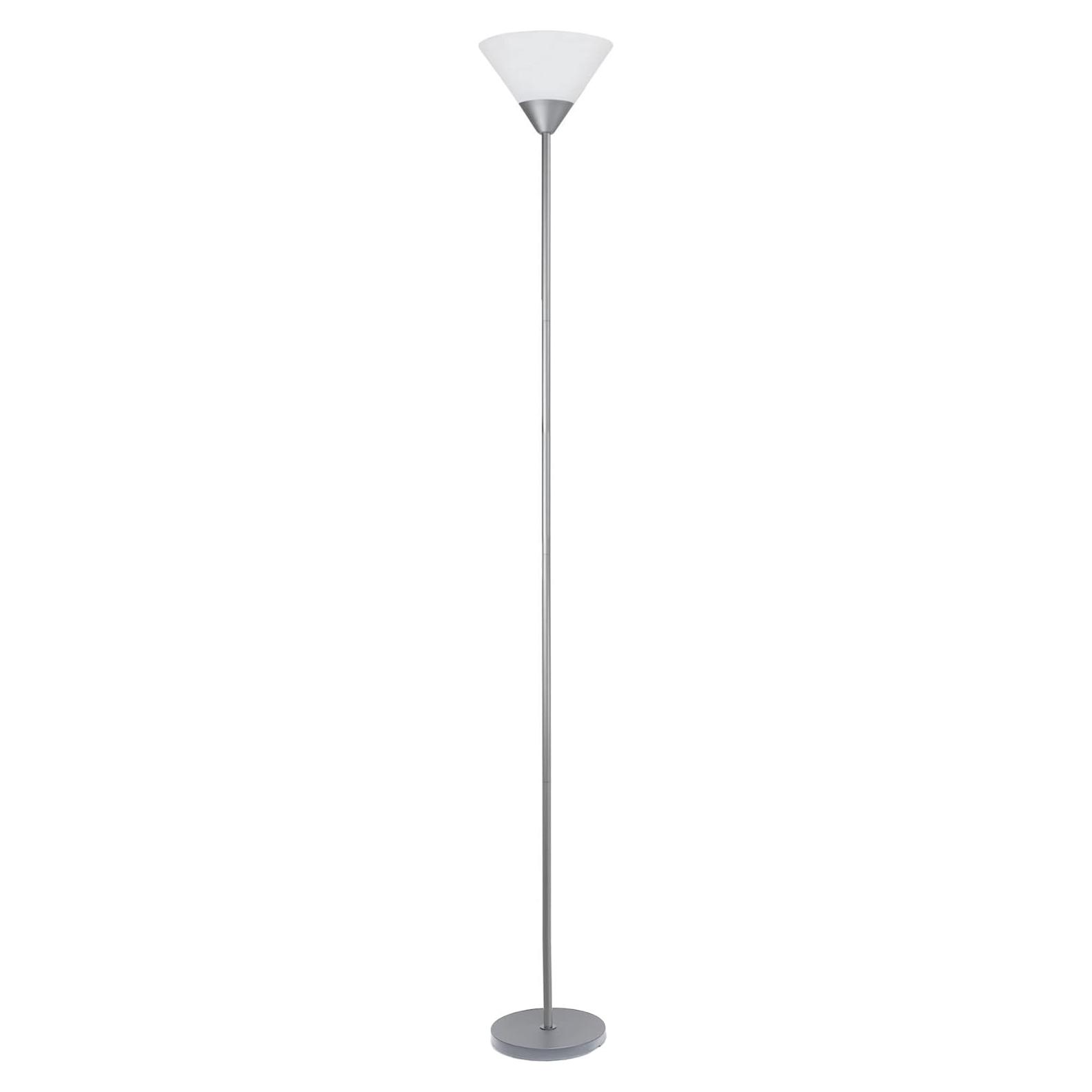 Lámpara de Pie Torchiere Simple Designs LF1011-SLV Plata 1 Luz
