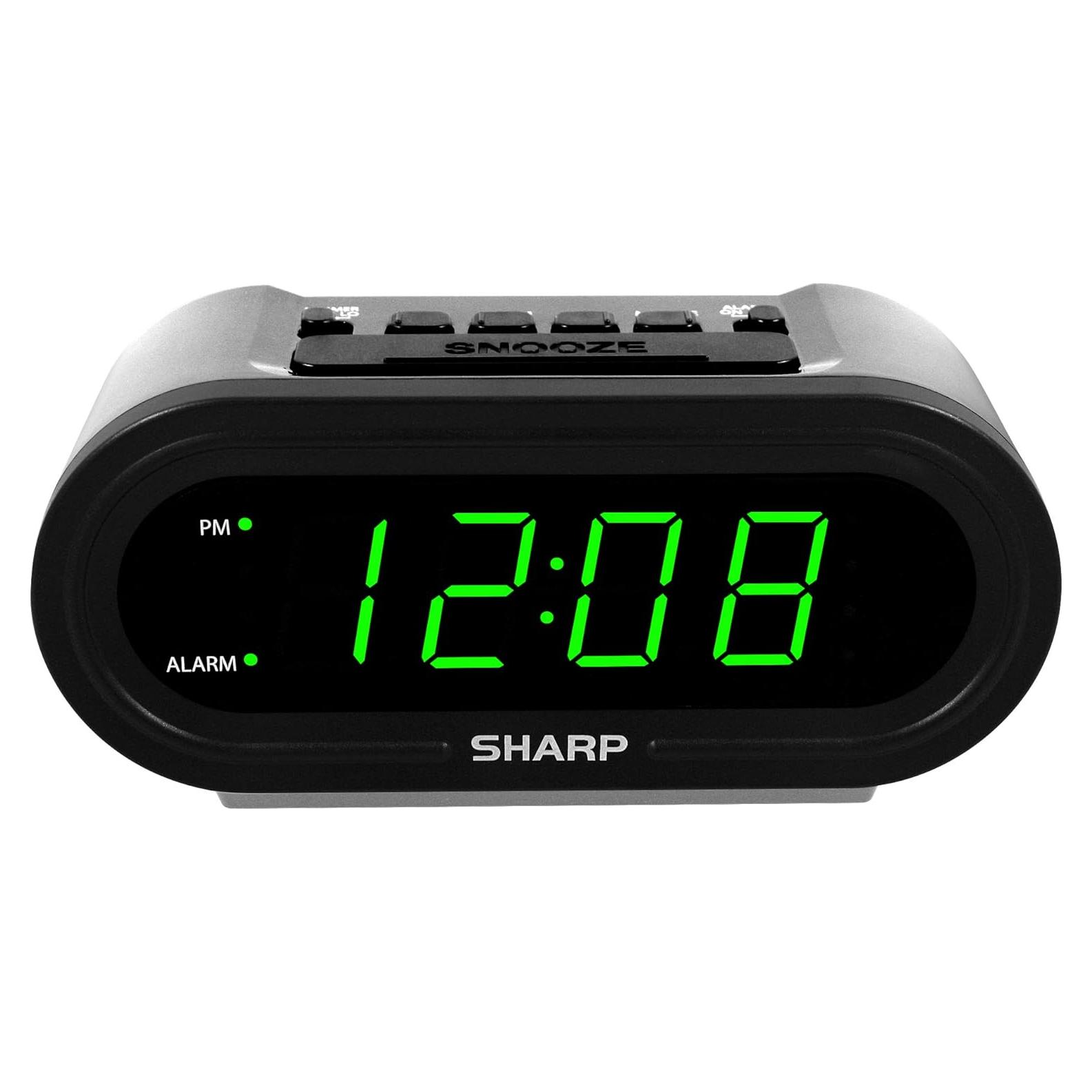 Reloj Despertador Digital SHARP OZJONG con Ajuste Automático