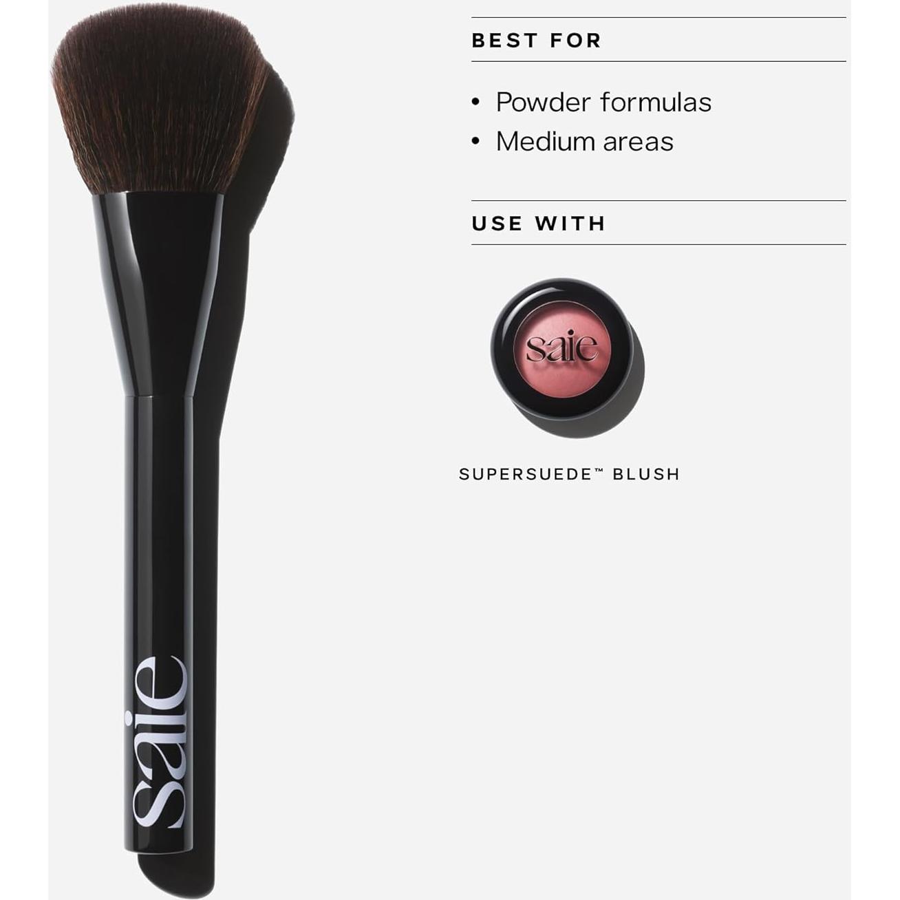 Brocha de Maquillaje Saie para Rubor en Polvo - Cerdas Suaves