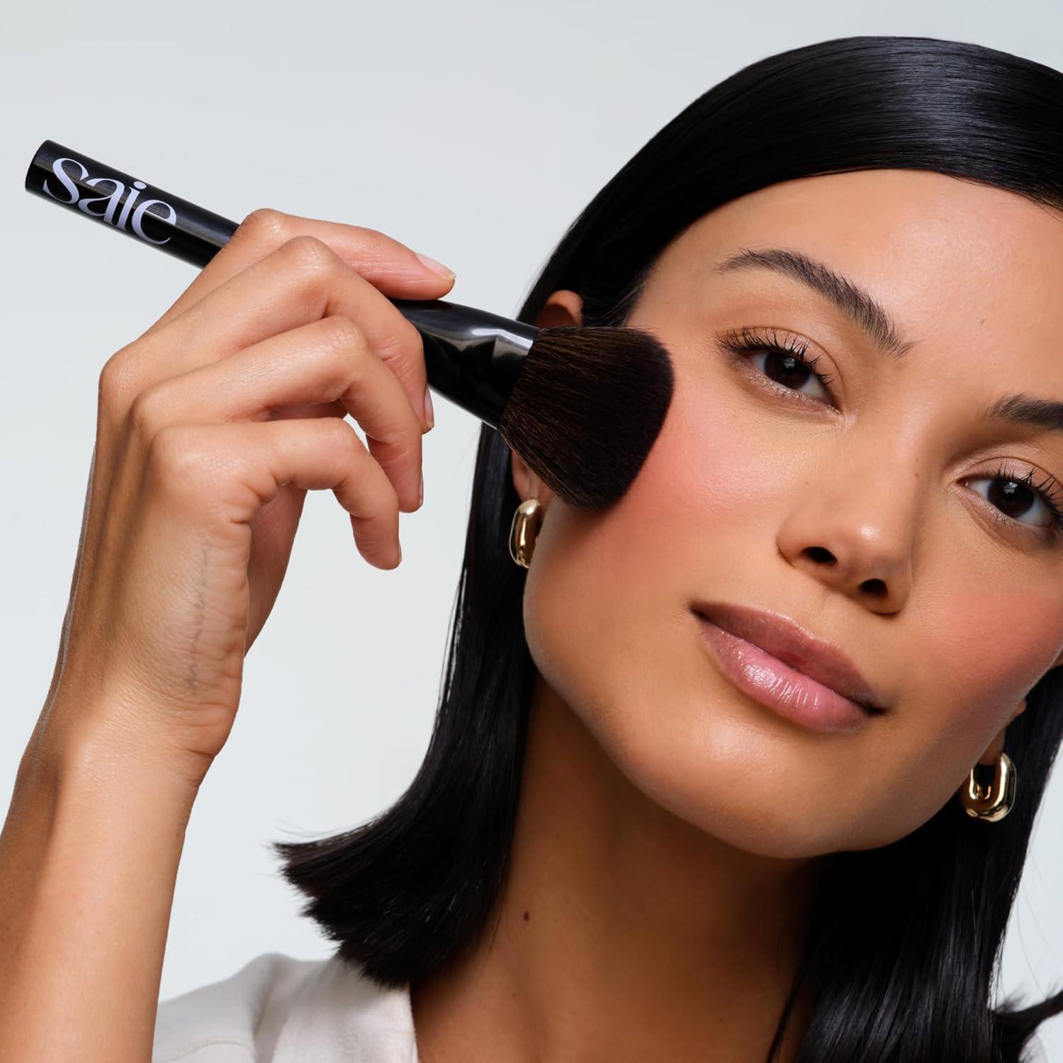 Brocha de Maquillaje Saie para Rubor en Polvo - Cerdas Suaves