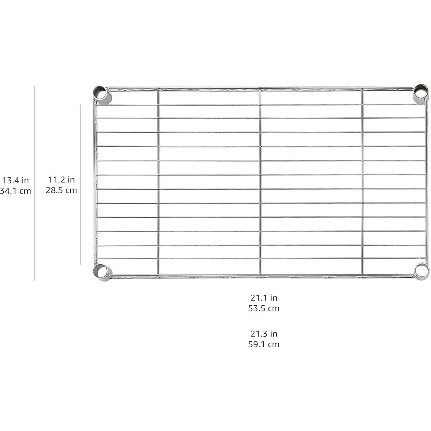 Estante Plegable para Secar Ropa Amazon Basics 106.2 cm Cromo