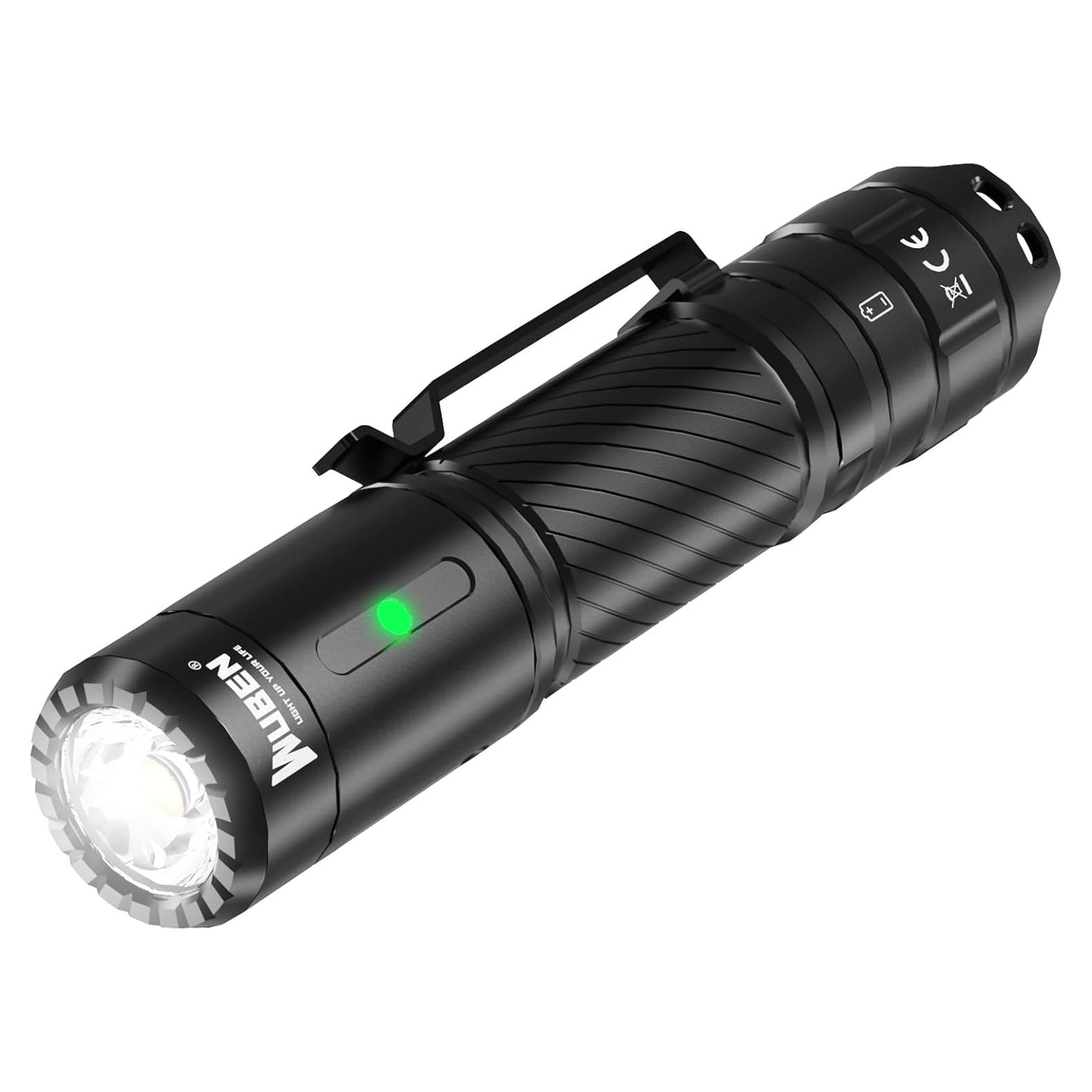 Linterna Recargable WUBEN C3 1200 Lúmenes LED IP68 Camping