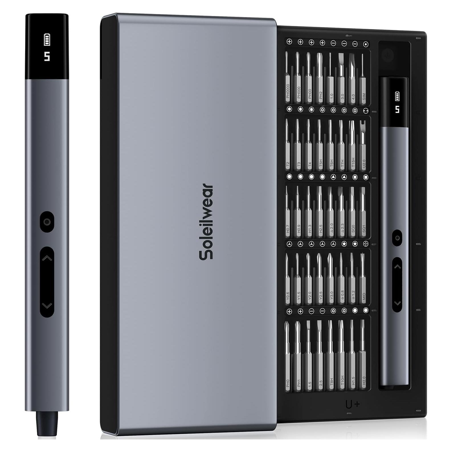 Destornillador Eléctrico Mini Soleilwear Y1 50 en 1 0.75N.m