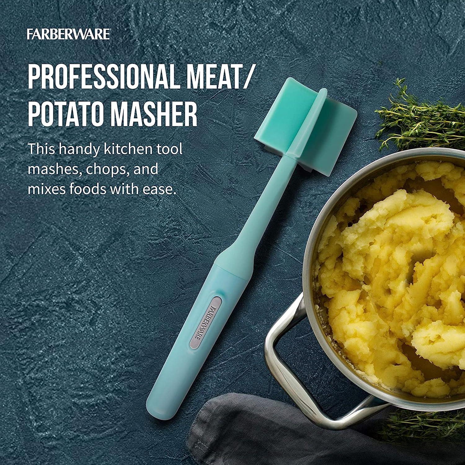 Prensador de Carne y Papas Farberware Cielo Aqua Resistente al Calor