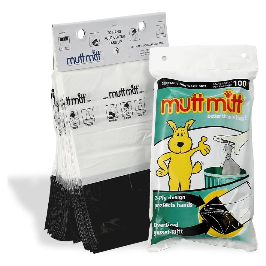 Bolsas Desechos para Perros Mutt Mitt 100 Unidades 2 Capas