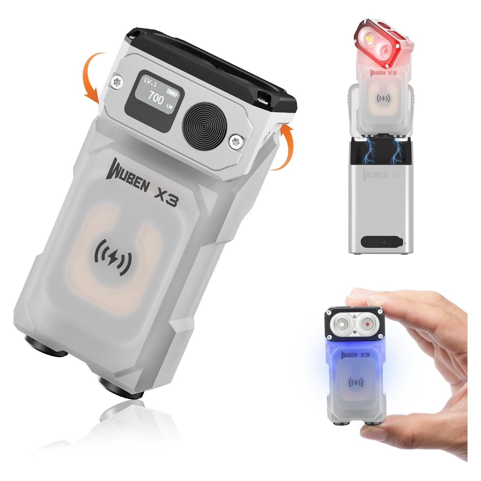 Linterna Mini WUBEN X3 700 Lúmenes Recargable IP65