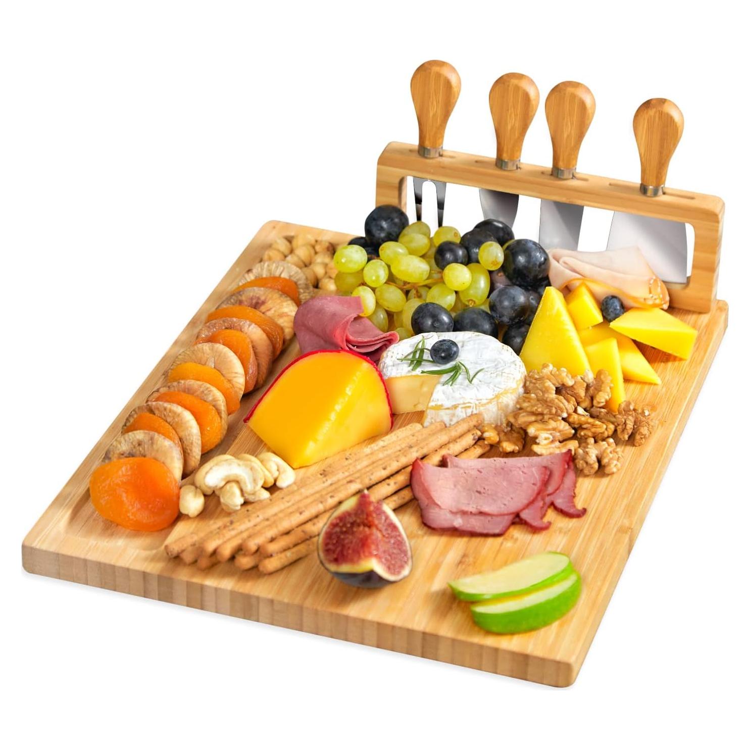 Tablero de Queso y Charcutería RoyalHouse de Bambú 28x36 cm