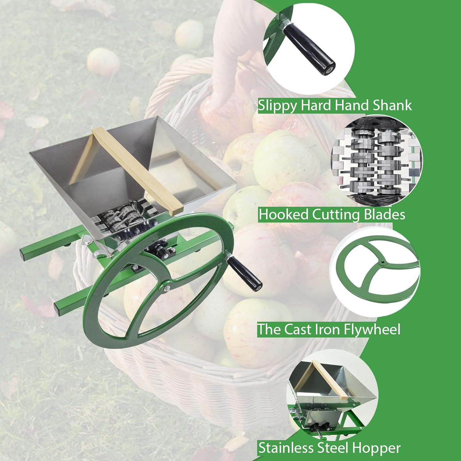 Trituradora de Frutas EJWOX 7L Manual Acero Inoxidable