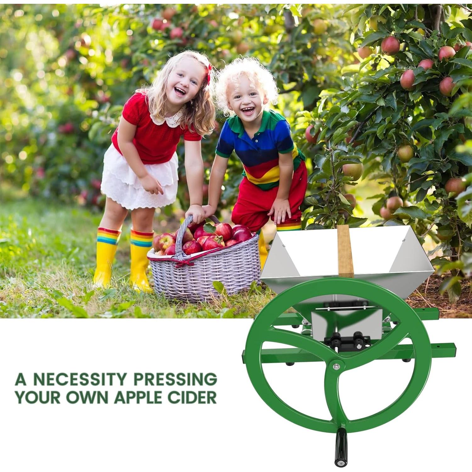 Trituradora de Frutas EJWOX 7L Manual Acero Inoxidable