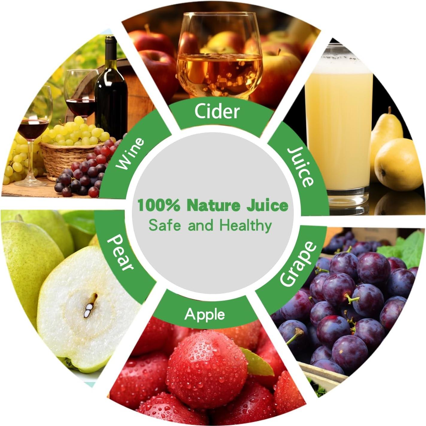 Trituradora de Frutas EJWOX 7L Manual Acero Inoxidable