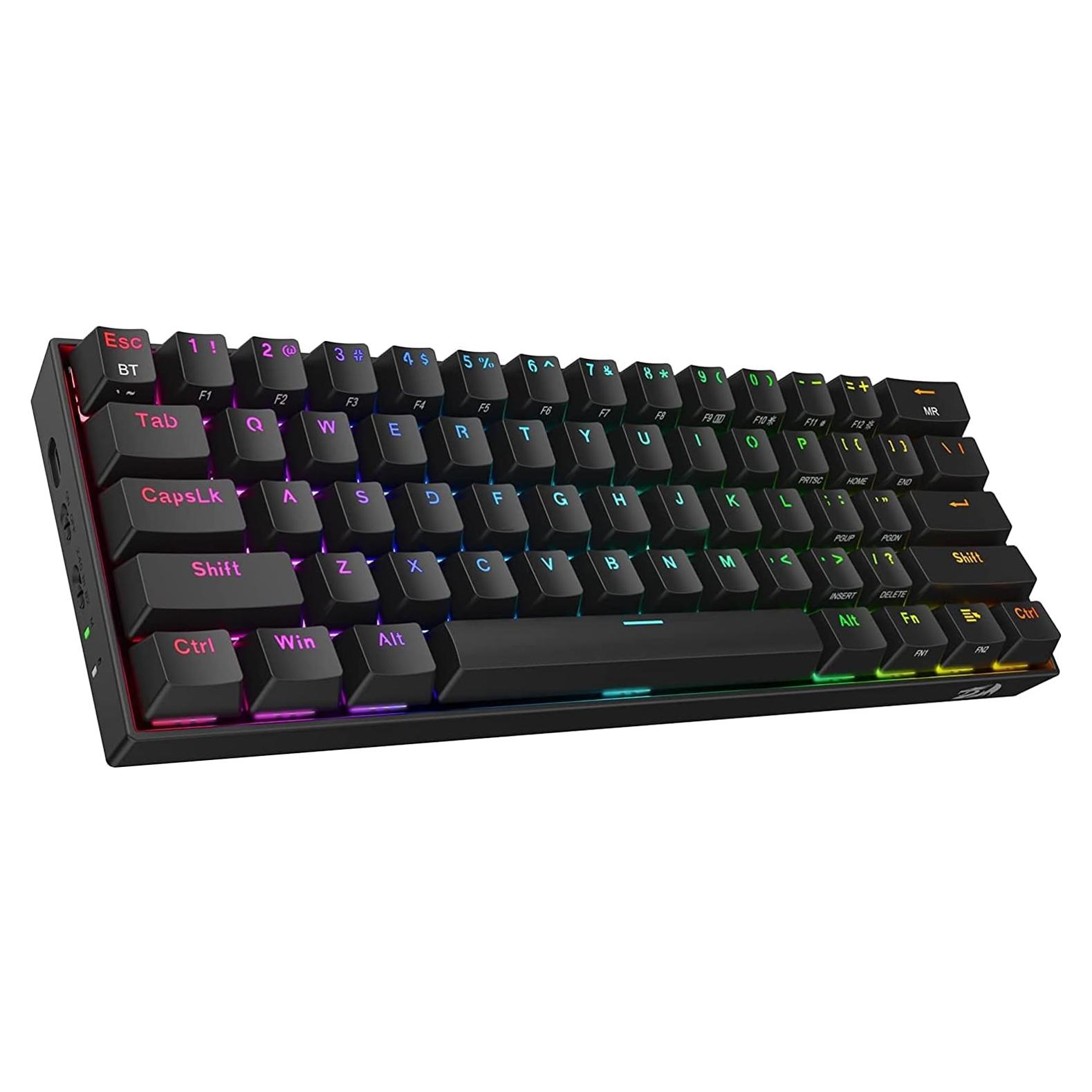 Teclado Mecánico Inalámbrico Redragon K530 Pro 60% RGB