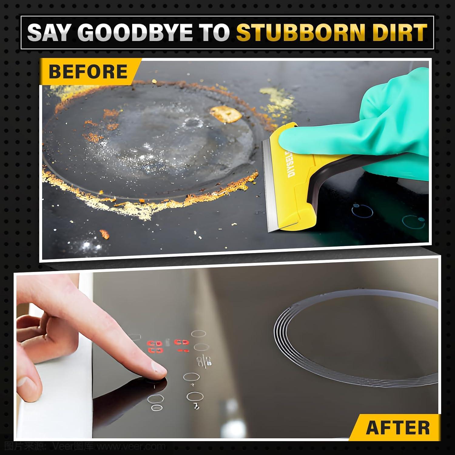 Raspador de Cuchillas DIYSELF con 10 Repuestos - Limpieza Eficaz