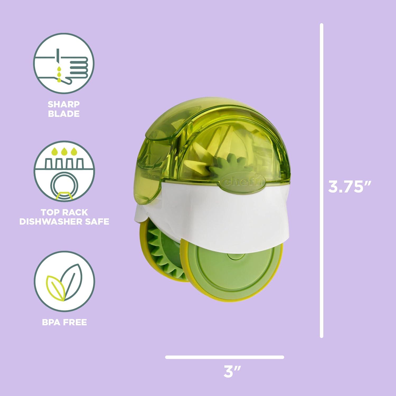 Picador de Ajo Chef'n GarlicZoom XL Verde 0.14 kg