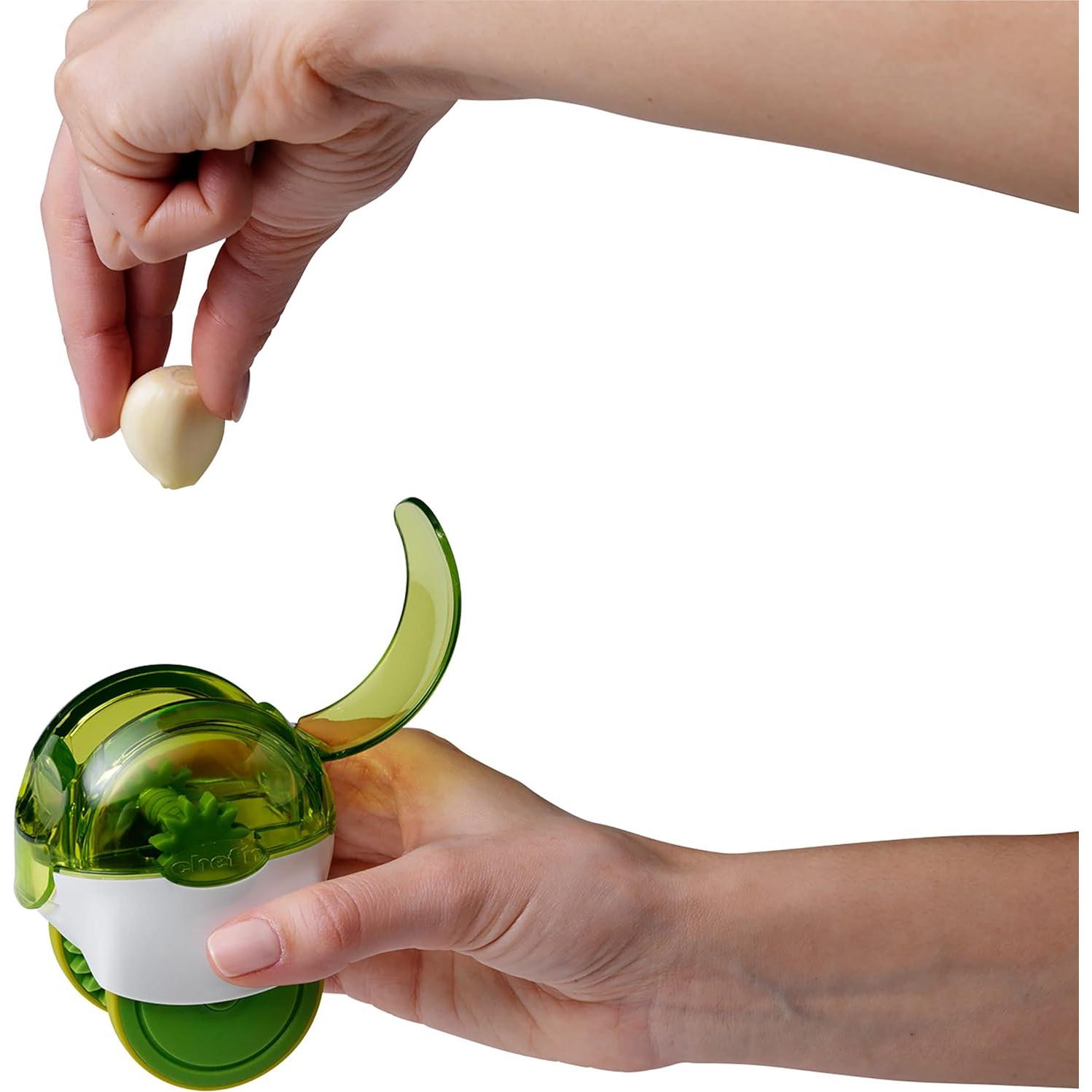 Picador de Ajo Chef'n GarlicZoom XL Verde 0.14 kg