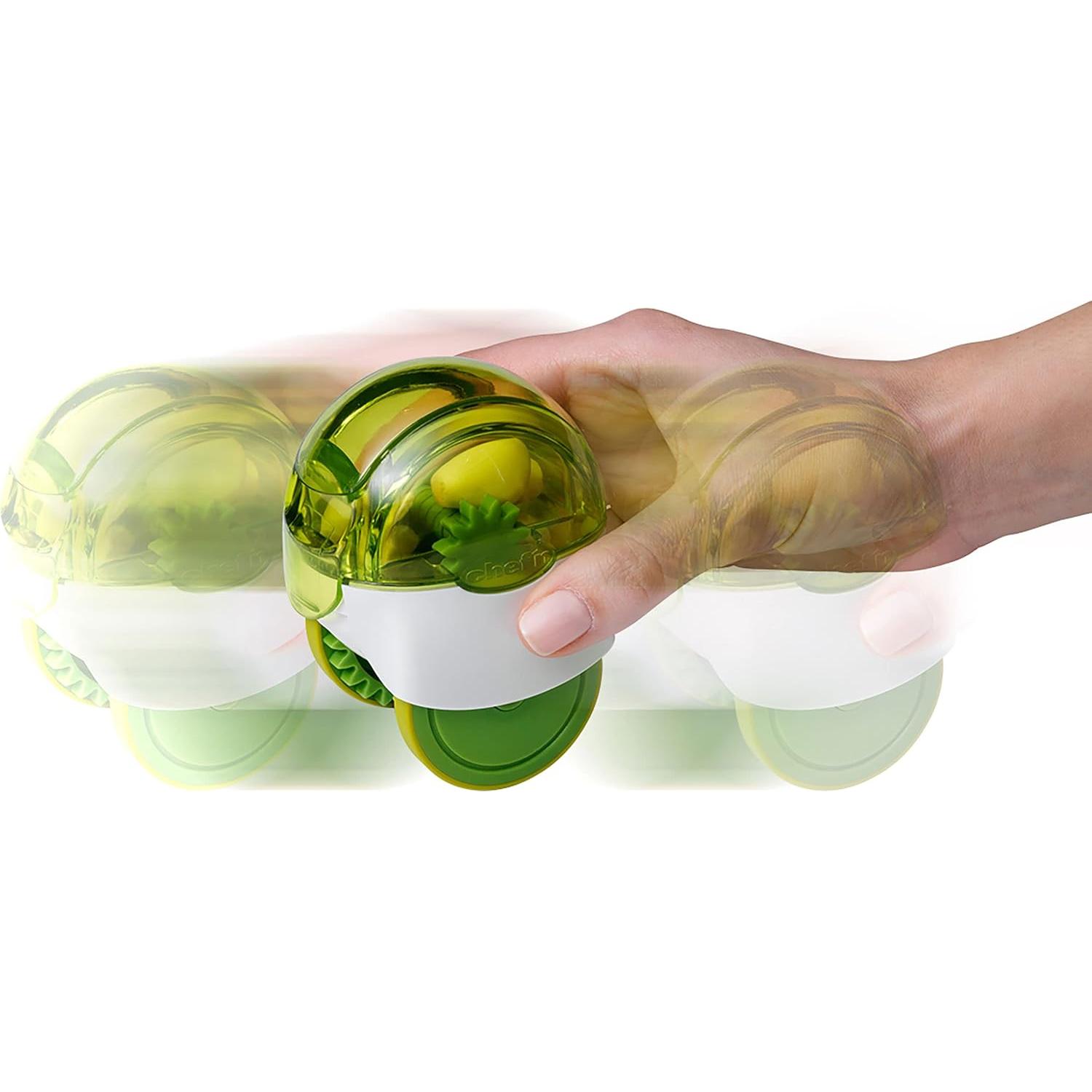 Picador de Ajo Chef'n GarlicZoom XL Verde 0.14 kg